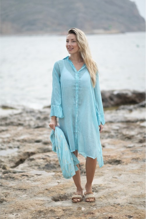 VESTIDO CAMISERO S-M-L-XL