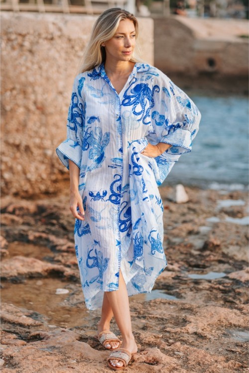 VESTIDO CAMISERO TALLA UNICA