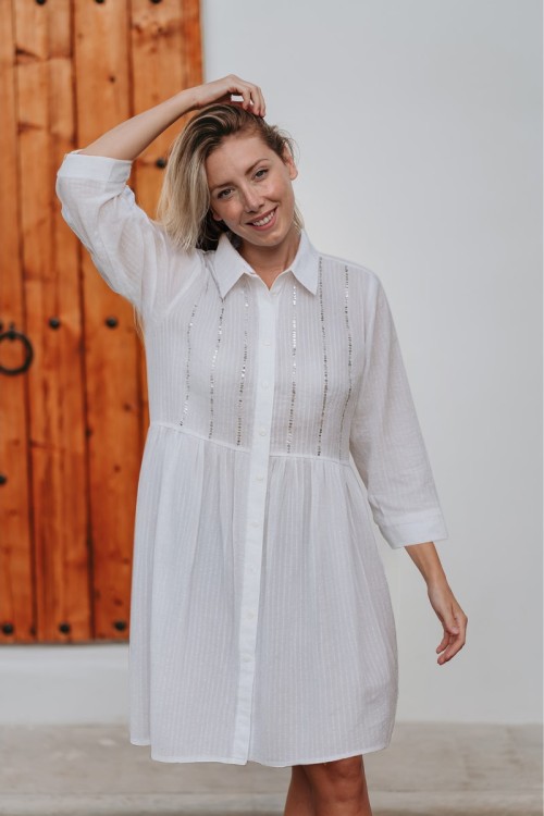 SHIRT DRESS S-M-L-XL