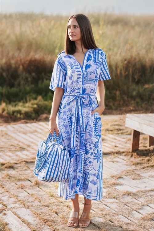 CHEMISE ROBE S-M-L-XL