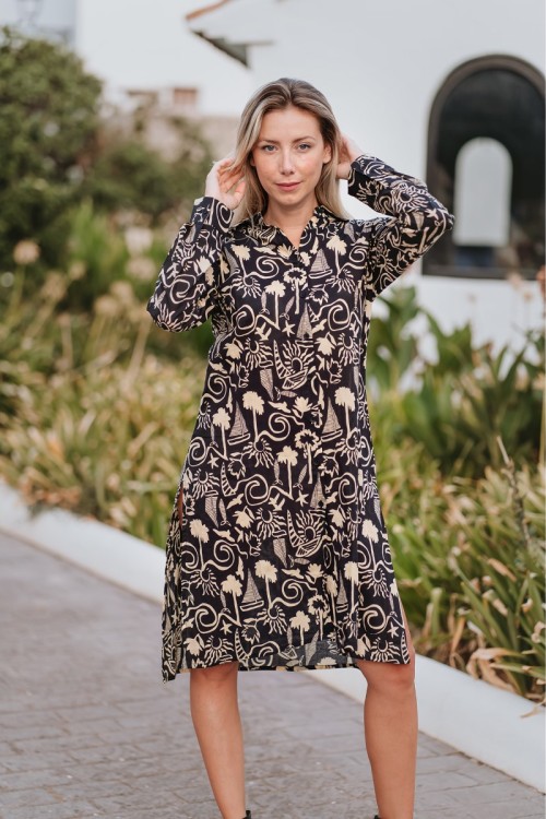 CHEMISE ROBE S-M-L-XL