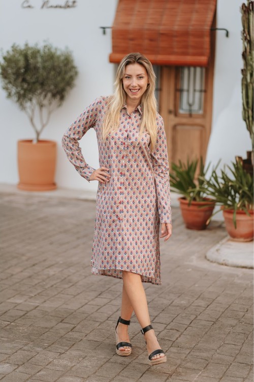 CHEMISE ROBE S-M-L-XL