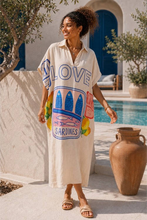 VESTIDO CAMISERO S/M-L/XL