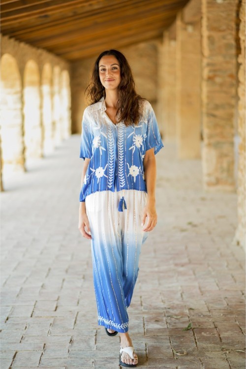 SET CAMISA Y PANTALON LARGO S-M-L-XL