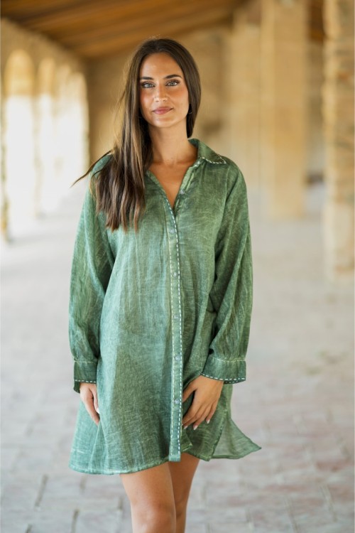 VESTIDO CAMISERO S-M-L-XL