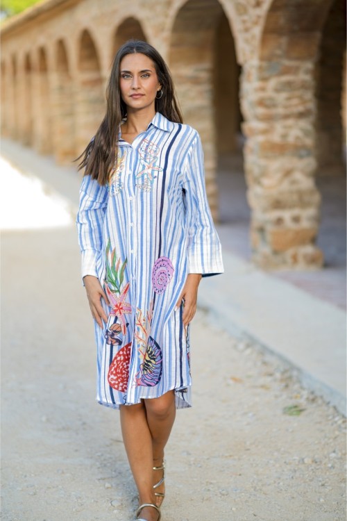 VESTIDO CAMISERO S-M-L-XL