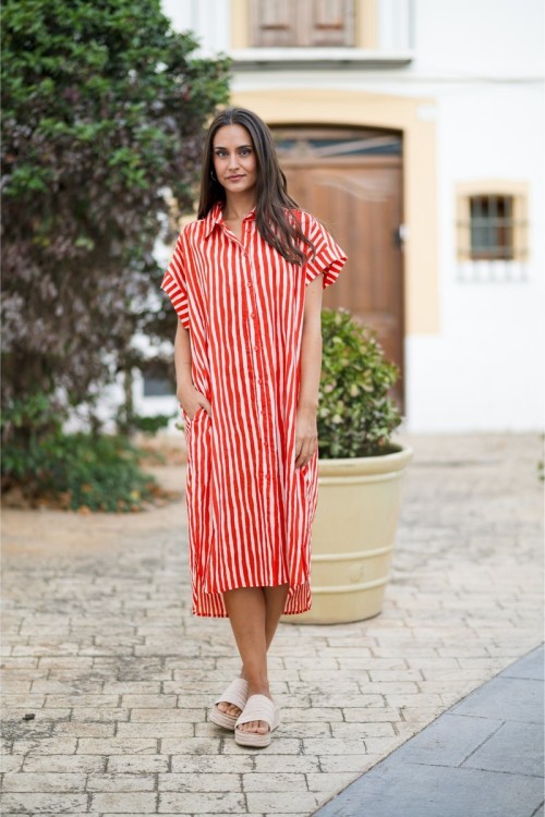 VESTIDO CAMISERO S-M-L-XL